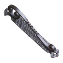 Artesano Iron Works [AIW-0006-SB] Wrought Iron Door Pull Handle - Twisted Scroll Bar - Hammered Backplate - Semi-Matte Black Finish - 9 3/8" C/C - 1 3/4" W x 10 1/8" L