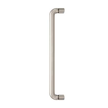 Atlas Homewares [A6048-BRN] Die Cast Zinc Appliance/Door Pull Handle - Amplify Series - Brushed Nickel Finish - 12" C/C - 12 11/16" L