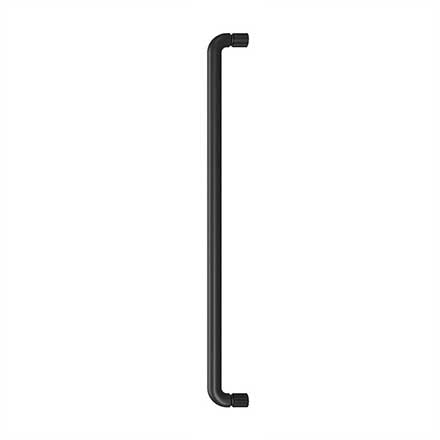 Atlas Homewares [A6049-BL] Die Cast Zinc Appliance/Door Pull Handle - Amplify Series - Matte Black Finish - 18" C/C - 18 11/16" L