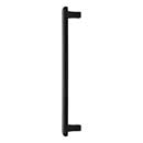 Atlas Homewares [A6077-BL] Die Cast Zinc Appliance/Door Pull Handle - Fielding Series - Matte Black Finish - 12" C/C - 13 3/4" L