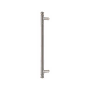 Atlas Homewares [A958-BRN] Die Cast Zinc Appliance/Door Pull Handle - Griffith Series - Brushed Nickel Finish - 12" C/C - 15 1/4" L