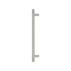 Atlas Homewares [A958-BRN] Die Cast Zinc Appliance/Door Pull Handle - Griffith Series - Brushed Nickel Finish - 12&quot; C/C - 15 1/4&quot; L