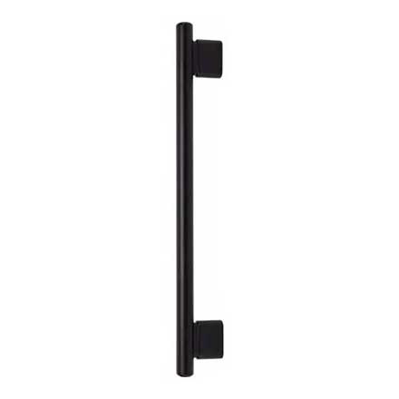 Atlas Homewares [A519-BL] Die Cast Zinc Appliance Pull Handle - Holloway Series - Matte Black Finish - 18&quot; C/C - 21&quot; L