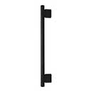 Atlas Homewares [A519-BL] Die Cast Zinc Appliance Pull Handle - Holloway Series - Matte Black Finish - 18" C/C - 21" L