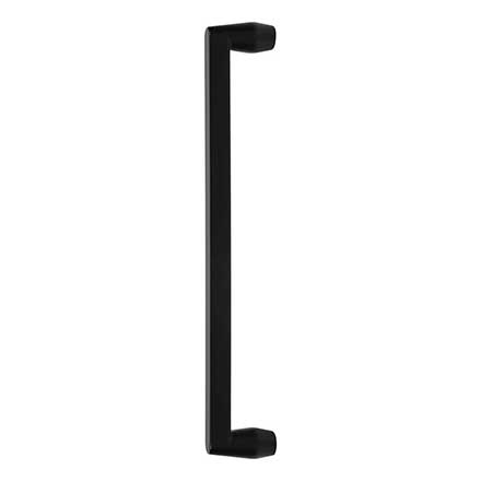 Atlas Homewares [A6057-BL] Die Cast Zinc Appliance/Door Pull Handle - Lannis Series - Matte Black Finish - 12" C/C - 12 15/16" L