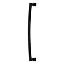 Atlas Homewares [A686-BL] Die Cast Zinc Appliance/Door Pull Handle - Lennox Series - Matte Black Finish - 12" C/C - 12 3/4" L