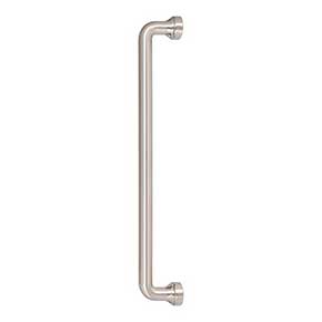 Atlas Homewares [A646-BRN] Die Cast Zinc Appliance/Door Pull Handle - Malin Series - Brushed Nickel Finish - 12" C/C - 13 1/16" L