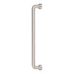 Atlas Homewares [A646-BRN] Die Cast Zinc Appliance/Door Pull Handle - Malin Series - Brushed Nickel Finish - 12&quot; C/C - 13 1/16&quot; L