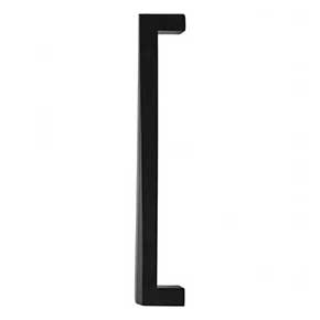Atlas Homewares [A677-BL] Die Cast Zinc Appliance/Door Pull Handle - Para Series - Matte Black Finish - 12" C/C - 12 3/4" L