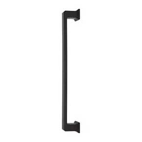 Atlas Homewares [A669-BL] Die Cast Zinc Appliance/Door Pull Handle - Sweetbriar Lane Series - Matte Black Finish - 12" C/C - 13 1/8" L