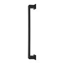 Atlas Homewares [A669-BL] Die Cast Zinc Appliance/Door Pull Handle - Sweetbriar Lane Series - Matte Black Finish - 12" C/C - 13 1/8" L