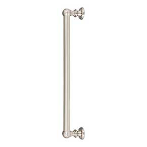 Atlas Homewares [A616-BRN] Die Cast Zinc Appliance/Door Pull Handle - Victoria Series - Brushed Nickel Finish - 12" C/C - 13 1/4" L