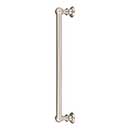 Atlas Homewares [A616-BRN] Die Cast Zinc Appliance/Door Pull Handle - Victoria Series - Brushed Nickel Finish - 12" C/C - 13 1/4" L