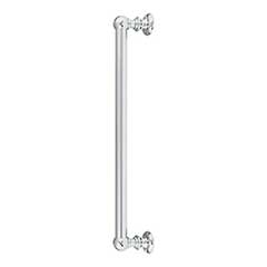 Atlas Homewares [A616-CH] Die Cast Zinc Appliance/Door Pull Handle - Victoria Series - Polished Chrome Finish - 12&quot; C/C - 13 1/4&quot; L