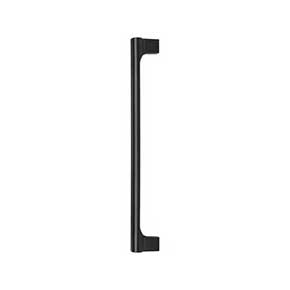 Atlas Homewares [A658-BL] Die Cast Zinc Appliance/Door Pull Handle - Whittier Series - Matte Black Finish - 12" C/C - 12 7/8" L