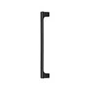 Atlas Homewares [A658-BL] Die Cast Zinc Appliance/Door Pull Handle - Whittier Series - Matte Black Finish - 12" C/C - 12 7/8" L