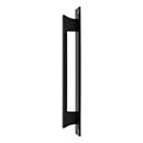Atlas Homewares [A6008-BL] Die Cast Zinc Appliance Pull Handle - Zander Series - Matte Black Finish - 12&quot; C/C - 13 3/4&quot; L