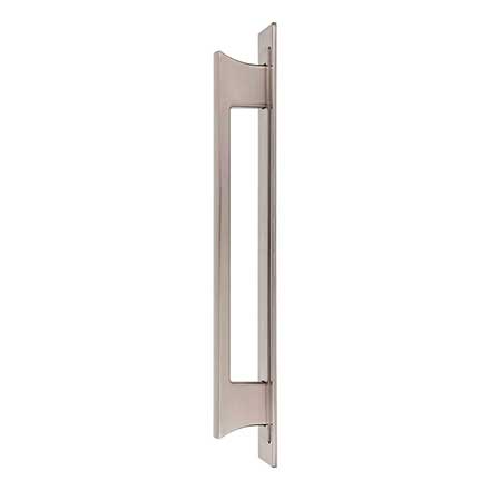 Atlas Homewares [A6008-BRN] Die Cast Zinc Appliance Pull Handle - Zander Series - Brushed Nickel Finish - 12&quot; C/C - 13 3/4&quot; L