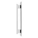 Atlas Homewares [A6008-CH] Die Cast Zinc Appliance Pull Handle - Zander Series - Polished Chrome Finish - 12&quot; C/C - 13 3/4&quot; L