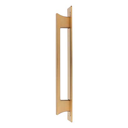Atlas Homewares [A6008-WB] Die Cast Zinc Appliance Pull Handle - Zander Series - Warm Brass Finish - 12" C/C - 13 3/4" L