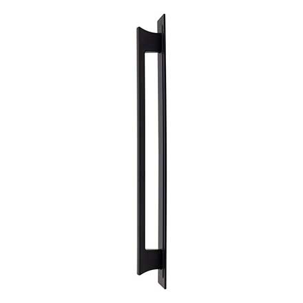 Atlas Homewares [A6009-BL] Die Cast Zinc Appliance Pull Handle - Zander Series - Matte Black Finish - 18&quot; C/C - 19 5/8&quot; L