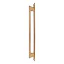 Atlas Homewares [A6009-WB] Die Cast Zinc Appliance Pull Handle - Zander Series - Warm Brass Finish - 18&quot; C/C - 19 5/8&quot; L
