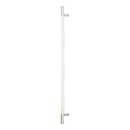 Atlas Homewares [AP05-WT-CH] Die Cast Zinc Appliance/Door Pull Handle - Zanzibar Series - White Leather - Polished Chrome Finish - 17&quot; C/C - 19 13/16&quot; L