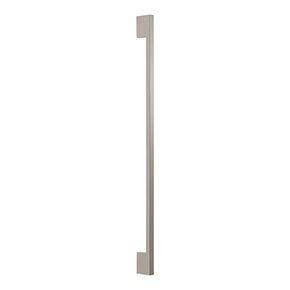 Atlas Homewares [AP12-BRN] Die Cast Zinc Appliance/Door Pull Handle - Thin Square Series - Brushed Nickel Finish - 18" C/C - 20" L