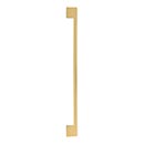 Atlas Homewares [AP12-FG] Die Cast Zinc Appliance/Door Pull Handle - Thin Square Series - French Gold Finish - 18" C/C - 20" L