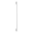 Atlas Homewares [AP12-WG] Die Cast Zinc Appliance/Door Pull Handle - Thin Square Series - High White Gloss Finish - 18" C/C - 20" L