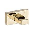Atlas Homewares [AXSH-FG] Solid Brass Robe Hook - Axel Series - French Gold Finish