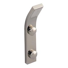 Atlas Homewares [SOSH-PN] Solid Brass Robe Hook - Solange Series - Polished Nickel Finish