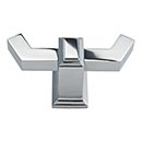 Atlas Homewares [SUTTH-CH] Die Cast Zinc Double Robe Hook - Sutton Place Series - Polished Chrome Finish