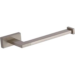 Atlas Homewares [AXTP-BRN] Solid Brass Toilet Tissue Holder - Single Arm - Axel Series - Brushed Nickel Finish