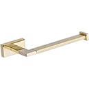 Atlas Homewares [AXTP-FG] Solid Brass Toilet Tissue Holder - Single Arm - Axel Series - French Gold Finish