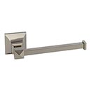 Atlas Homewares [GRATP-PN] Solid Brass Toilet Tissue Holder - Single Arm - Gratitude Series - Polished Nickel Finish