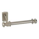 Atlas Homewares [LGTP-BRN] Solid Brass Toilet Tissue Holder - Single Arm - Legacy Bath Series - Brushed Nickel Finish