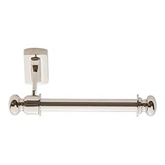 Atlas Homewares [LGTP-PN] Solid Brass Toilet Tissue Holder - Single Arm - Legacy Bath Series - Polished Nickel Finish