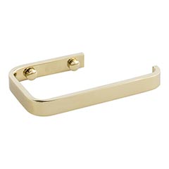 Atlas Homewares [SOTP-FG] Solid Brass Toilet Tissue Holder - Single Arm - Solange Series - French Gold Finish