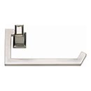 Atlas Homewares [SUTTP-BRN] Die Cast Zinc Toilet Tissue Holder - Single Arm - Sutton Place Series - Brushed Nickel Finish