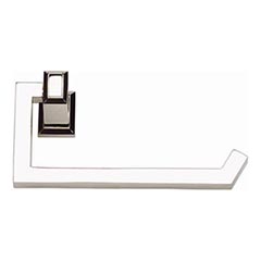 Atlas Homewares [SUTTP-PN] Die Cast Zinc Toilet Tissue Holder - Single Arm - Sutton Place Series - Polished Nickel Finish