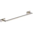 Atlas Homewares [AXTB450-PN] Solid Brass Single Towel Bar - Axel Series - Polished Nickel Finish - 18" L