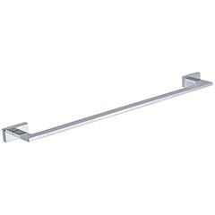 Atlas Homewares [AXTB600-CH] Solid Brass Single Towel Bar - Axel Series - Polished Chrome Finish - 24&quot; L