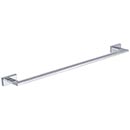 Atlas Homewares [AXTB600-CH] Solid Brass Single Towel Bar - Axel Series - Polished Chrome Finish - 24" L