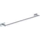 Atlas Homewares [AXTB600-CH] Solid Brass Single Towel Bar - Axel Series - Polished Chrome Finish - 24&quot; L