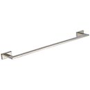 Atlas Homewares [AXTB600-PN] Solid Brass Single Towel Bar - Axel Series - Polished Nickel Finish - 24" L