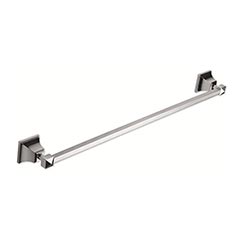 Atlas Homewares [GRATB450-CH] Solid Brass Single Towel Bar - Gratitude Series - Polished Chrome Finish - 15 3/8&quot; C/C - 17 1/2&quot; L