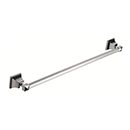 Atlas Homewares [GRATB450-CH] Solid Brass Single Towel Bar - Gratitude Series - Polished Chrome Finish - 15 3/8" C/C - 17 1/2" L