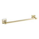 Atlas Homewares [GRATB450-FG] Solid Brass Single Towel Bar - Gratitude Series - French Gold Finish - 15 3/8" C/C - 17 1/2" L