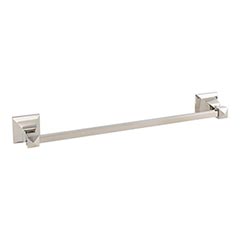 Atlas Homewares [GRATB450-PN] Solid Brass Single Towel Bar - Gratitude Series - Polished Nickel Finish - 15 3/8&quot; C/C - 17 1/2&quot; L